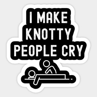 Funny Massage Therapist Masseuse Physical Therapy Humor Sticker